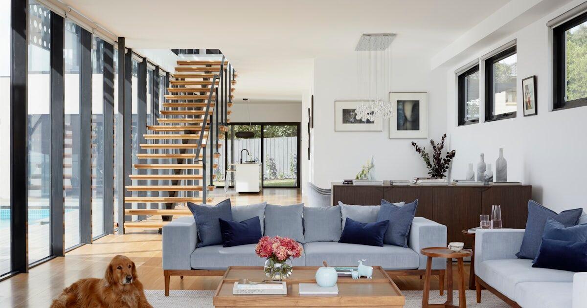 Luxury living room in Tulsa home — Holly Berry Real Estate